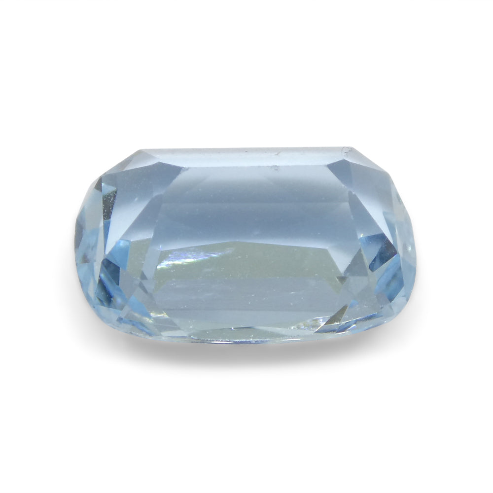 3.16ct Cushion Blue Aquamarine from Brazil - Skyjems Wholesale Gemstones