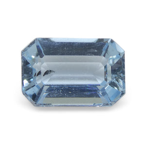 2.82ct Emerald Cut Blue Aquamarine from Brazil - Skyjems Wholesale Gemstones