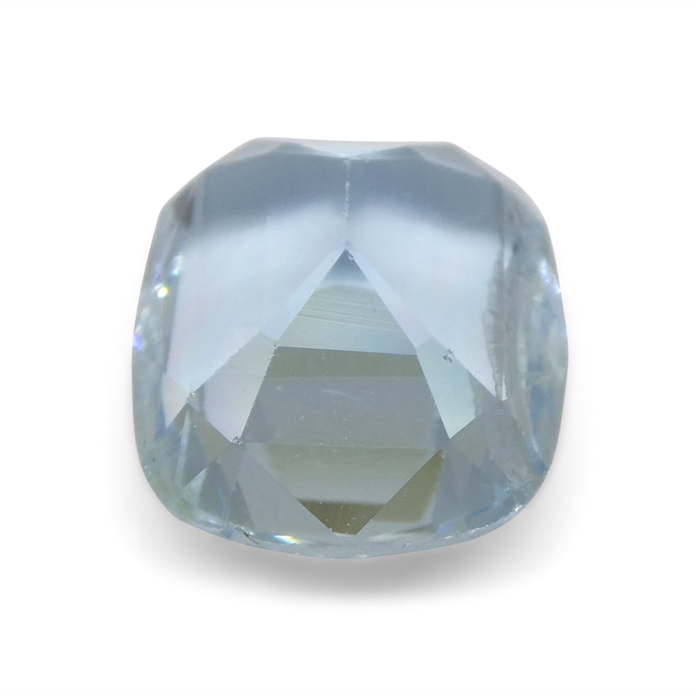 4.37ct Cushion Blue Aquamarine from Brazil - Skyjems Wholesale Gemstones