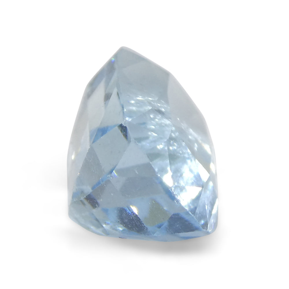 3.54ct Brazilian Blue Aquamarine Cushion Gemstone from SkyJems Rare Gem Collection