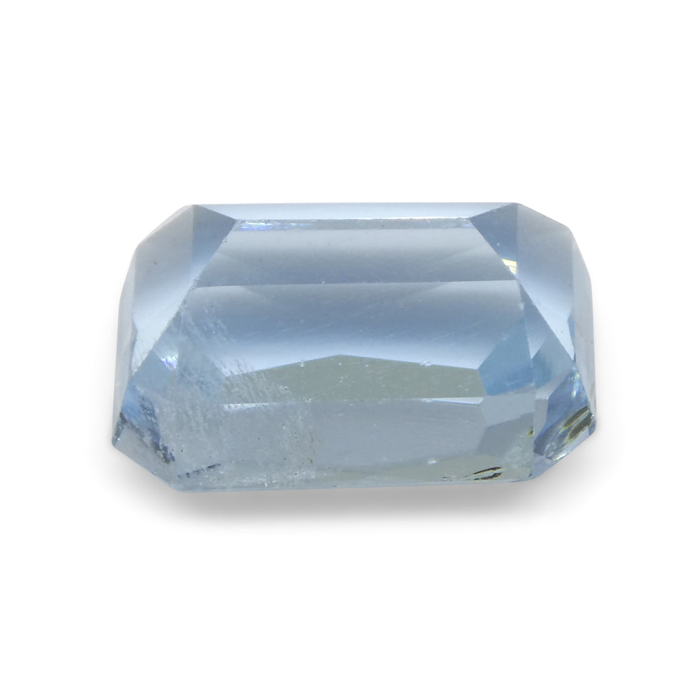 3.44ct Emerald Blue Aquamarine from Brazil - Skyjems Wholesale Gemstones