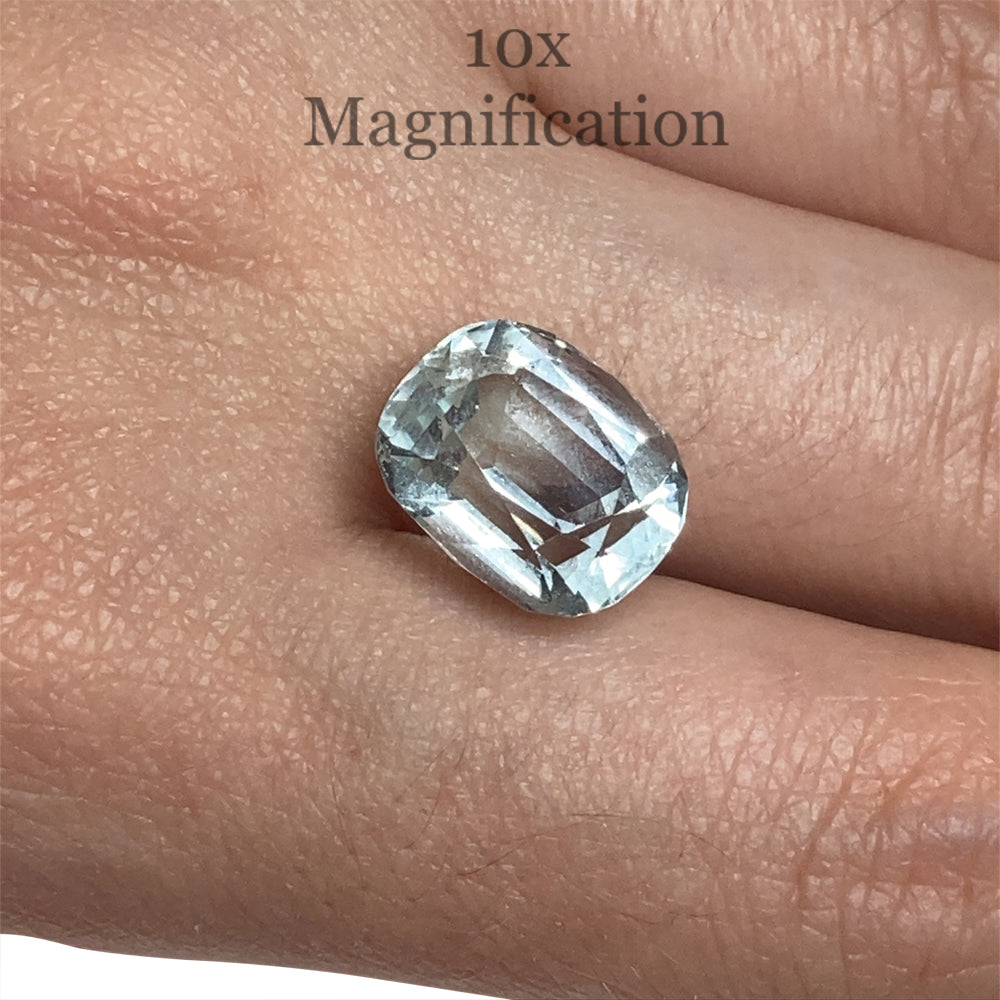 7.73ct Cushion Aquamarine - Skyjems Wholesale Gemstones