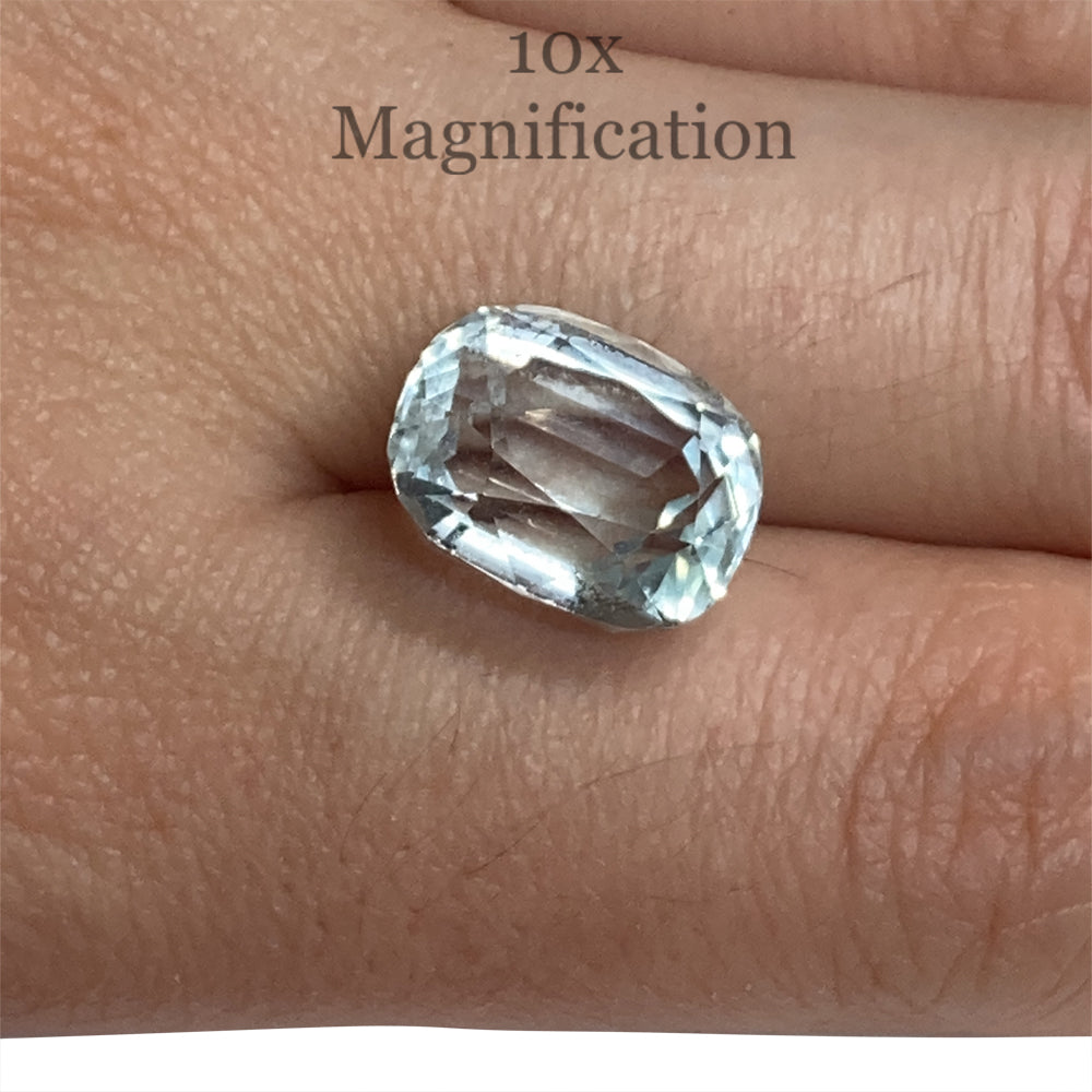 7.73ct Cushion Aquamarine - Skyjems Wholesale Gemstones