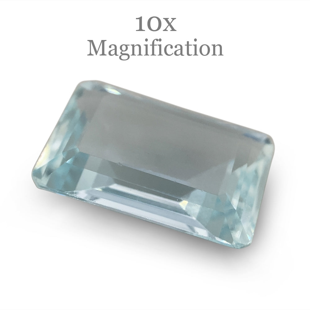 8.64ct Emerald Cut Aquamarine - Skyjems Wholesale Gemstones