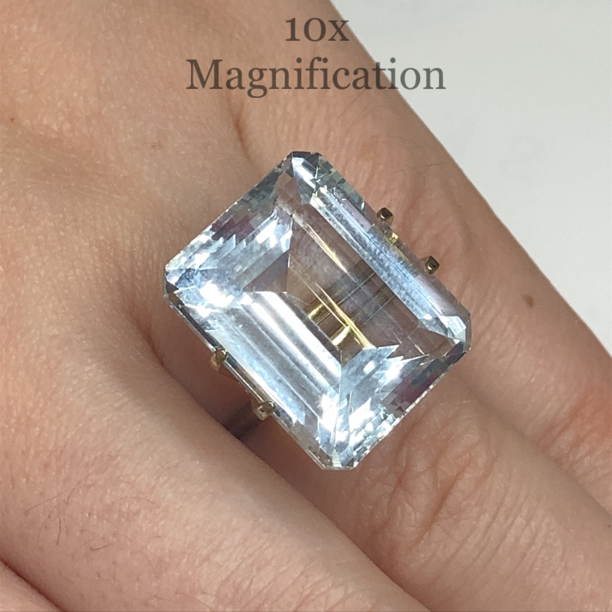 24ct Emerald Cut Aquamarine - Skyjems Wholesale Gemstones