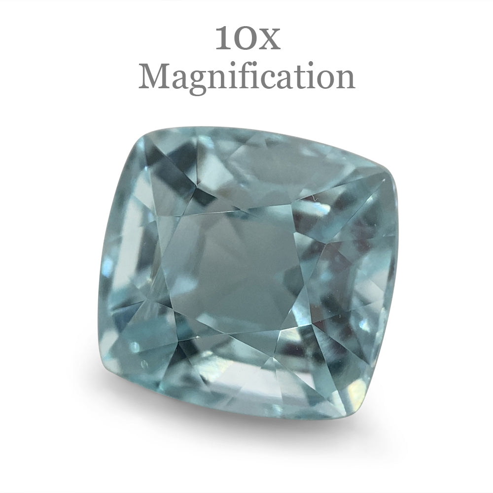 5.43ct Cushion Aquamarine - Skyjems Wholesale Gemstones