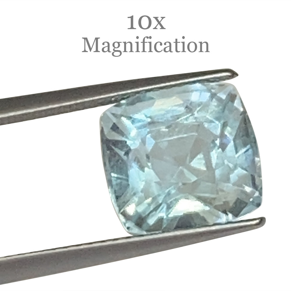 5.43ct Cushion Aquamarine - Skyjems Wholesale Gemstones