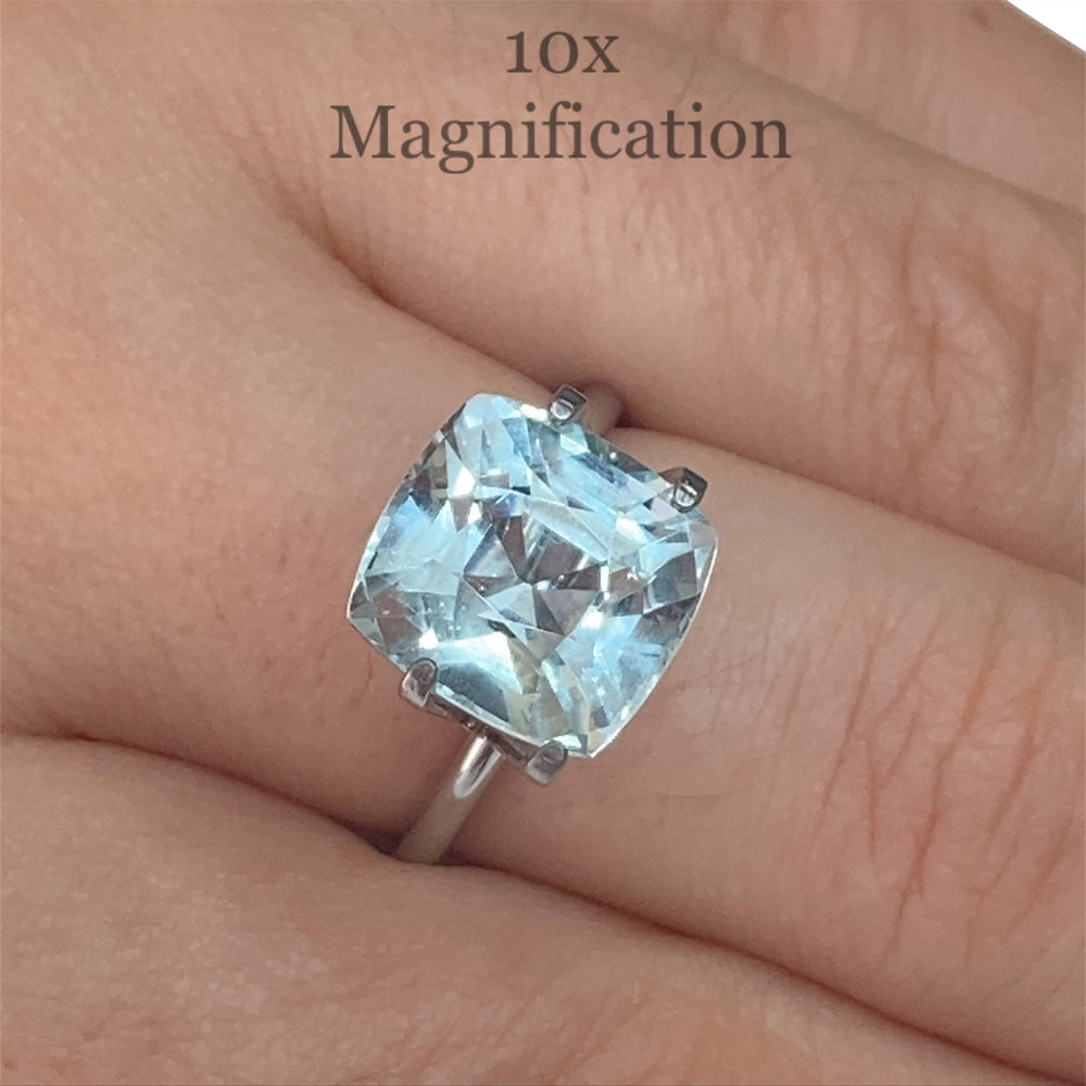 5.43ct Cushion Aquamarine - Skyjems Wholesale Gemstones