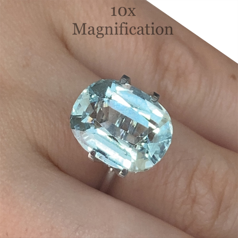 8.23ct Oval Aquamarine - Skyjems Wholesale Gemstones