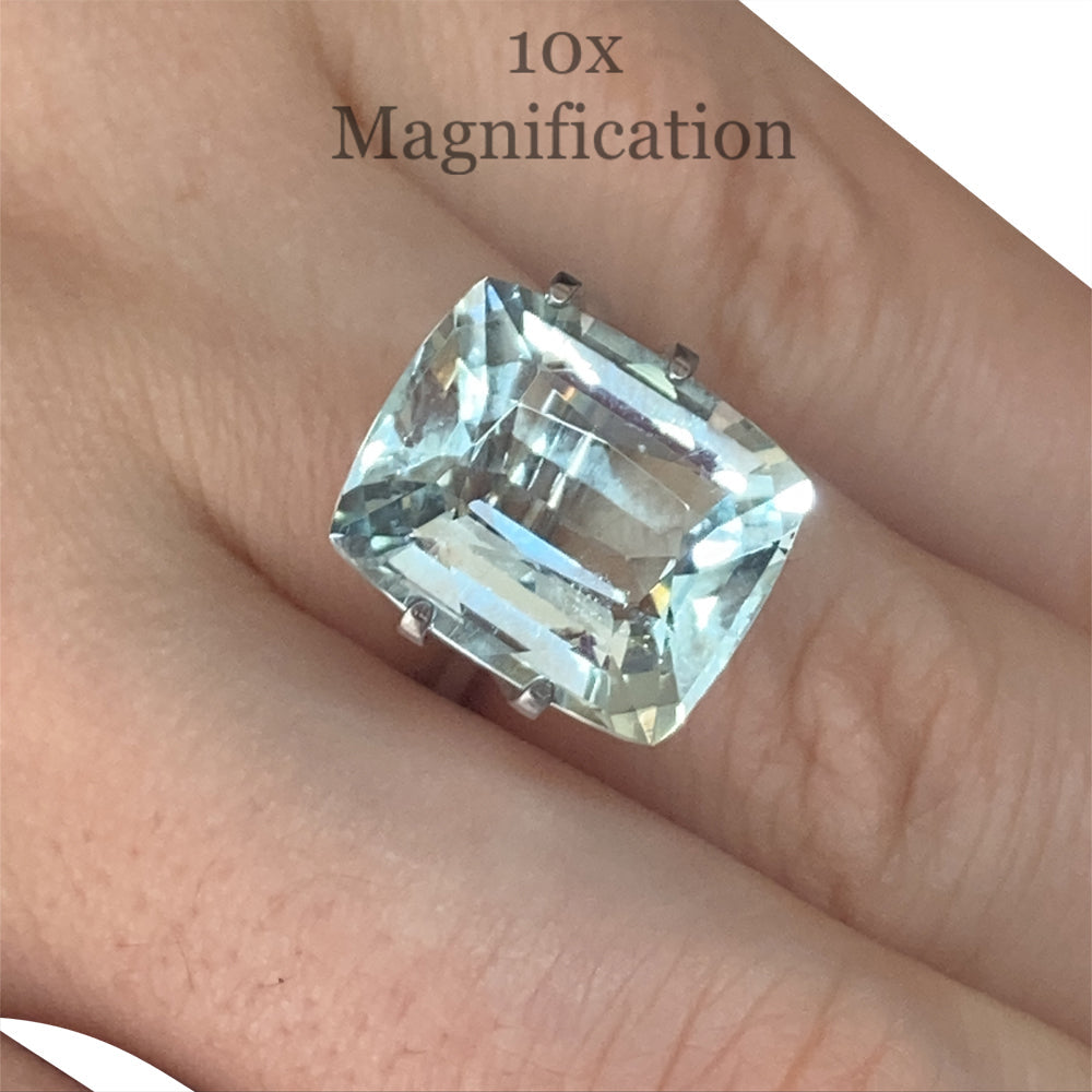 9.6ct Cushion Aquamarine - Skyjems Wholesale Gemstones