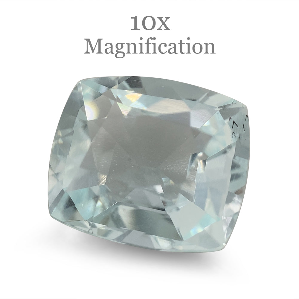 6.12ct Cushion Aquamarine - Skyjems Wholesale Gemstones