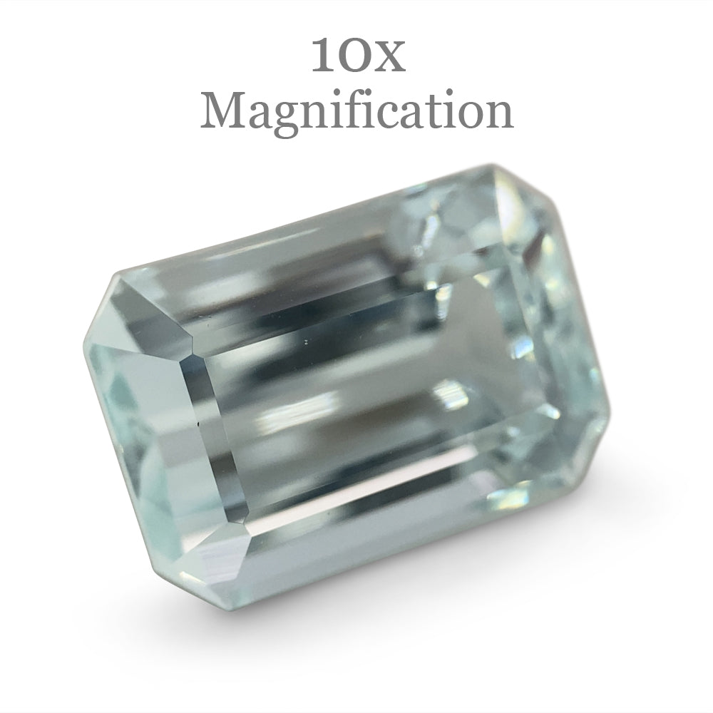 7.8ct Emerald Cut Aquamarine - Skyjems Wholesale Gemstones