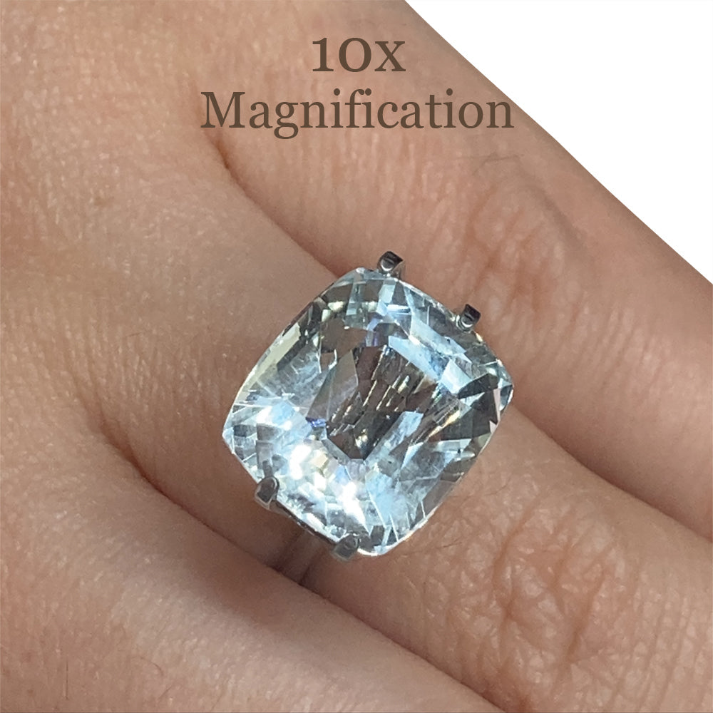 9.96ct Cushion Aquamarine - Skyjems Wholesale Gemstones