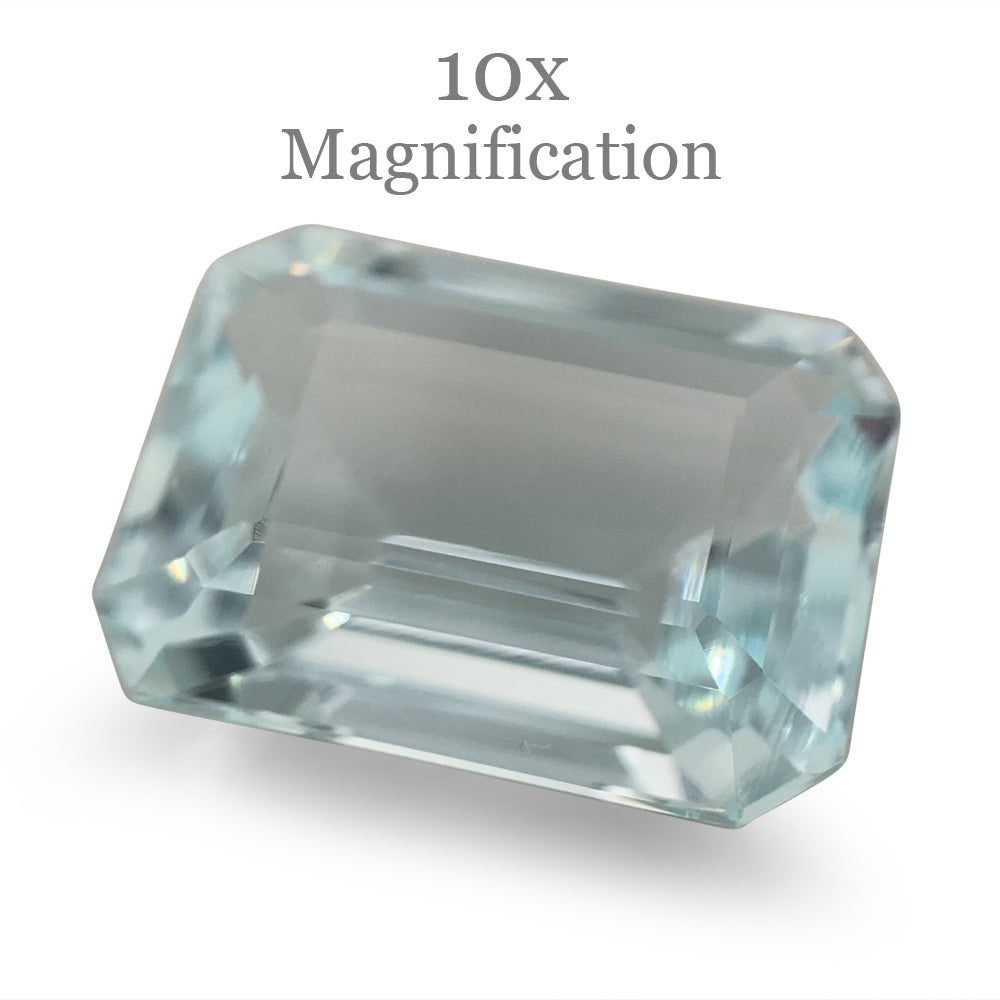 9.29ct Emerald Cut Aquamarine - Skyjems Wholesale Gemstones