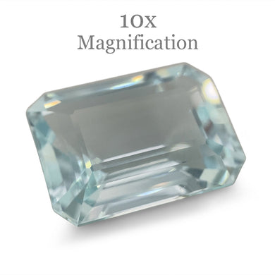 9.29ct Emerald Cut Aquamarine - Skyjems Wholesale Gemstones