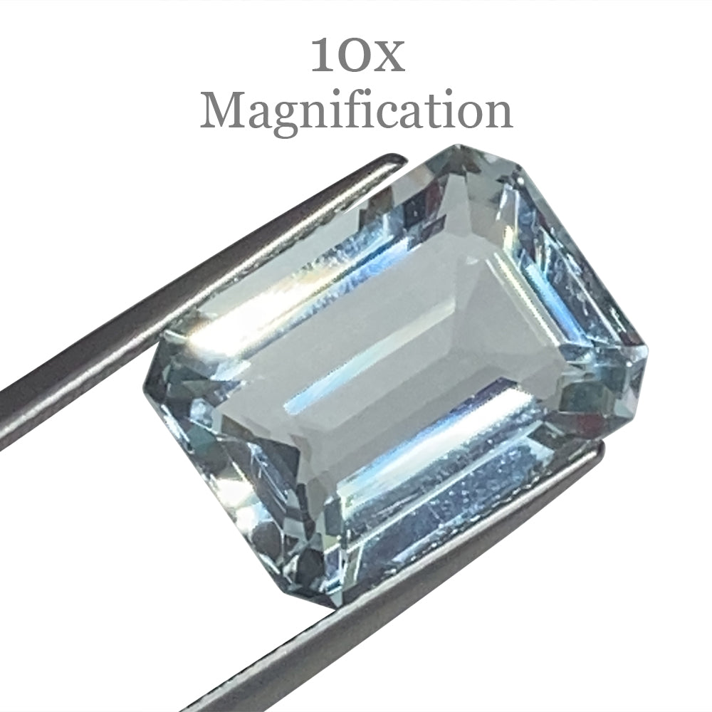 9.29ct Emerald Cut Aquamarine - Skyjems Wholesale Gemstones