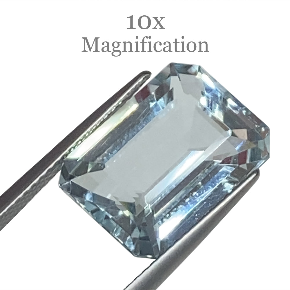 9.29ct Emerald Cut Aquamarine - Skyjems Wholesale Gemstones