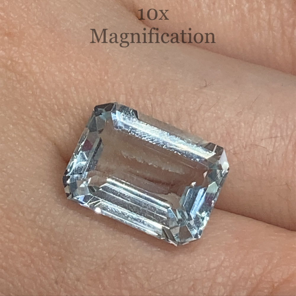 9.29ct Emerald Cut Aquamarine - Skyjems Wholesale Gemstones