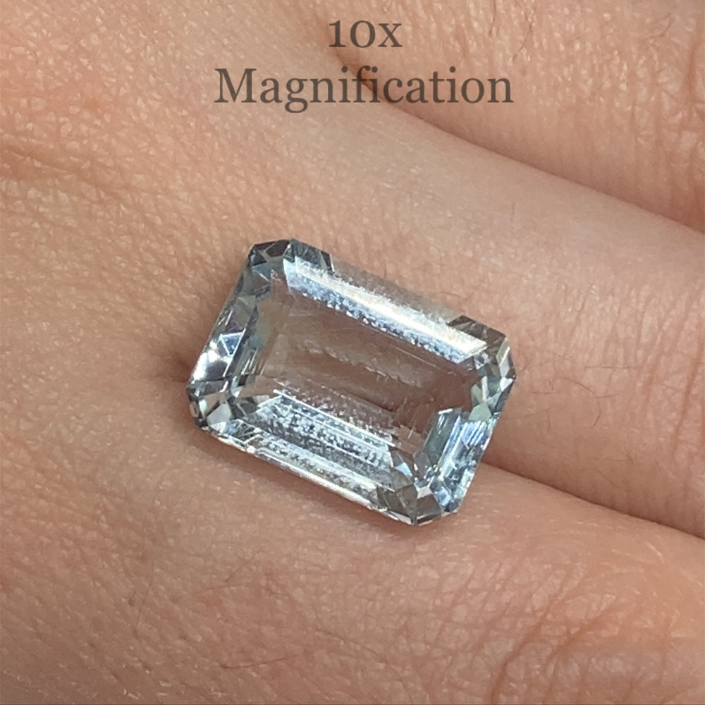 9.29ct Emerald Cut Aquamarine - Skyjems Wholesale Gemstones