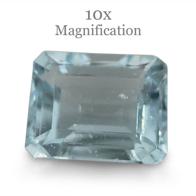 3.38ct Emerald Cut Aquamarine - Skyjems Wholesale Gemstones