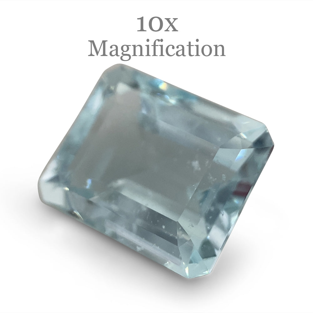 3.38ct Emerald Cut Aquamarine - Skyjems Wholesale Gemstones