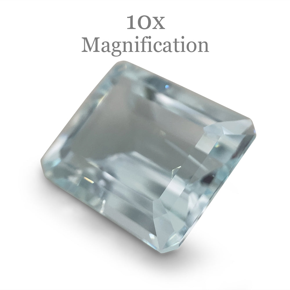 5.45ct Brazilian Blue Aquamarine Emerald Cut Gemstone from SkyJems Rare Gem Collection