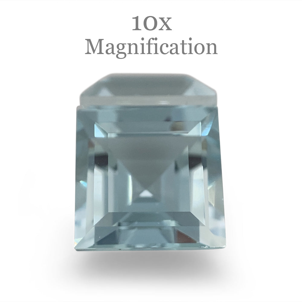 5.2ct Square Aquamarine Pair - Skyjems Wholesale Gemstones