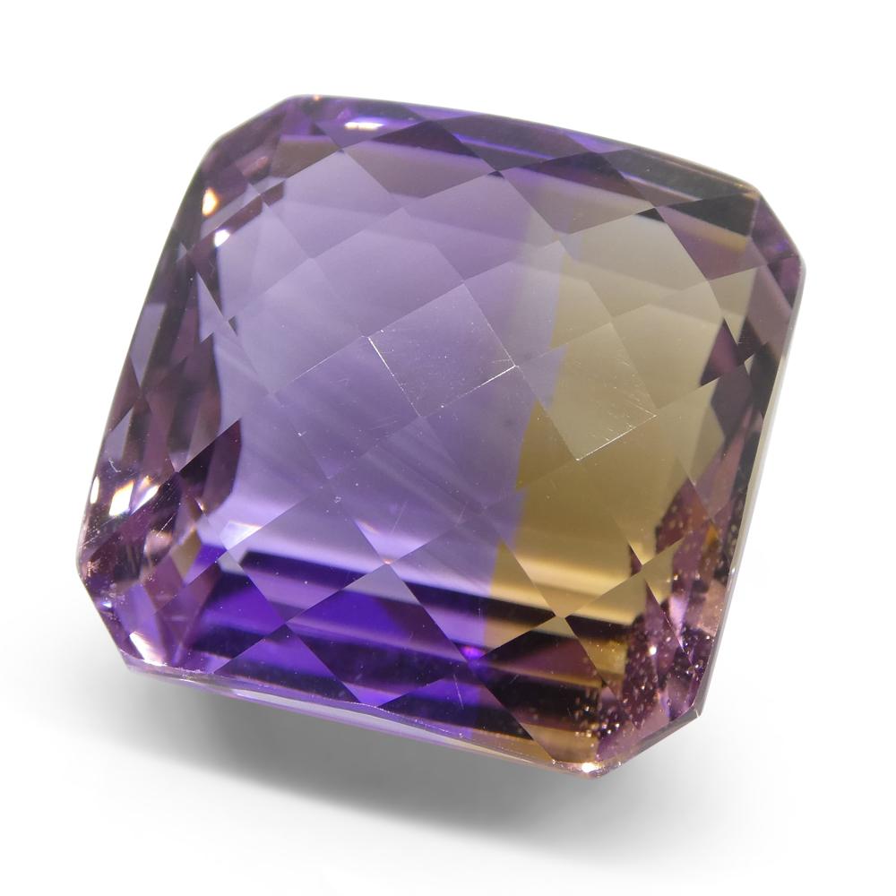 34.60 ct Cushion Checkerboard Ametrine - Skyjems Wholesale Gemstones