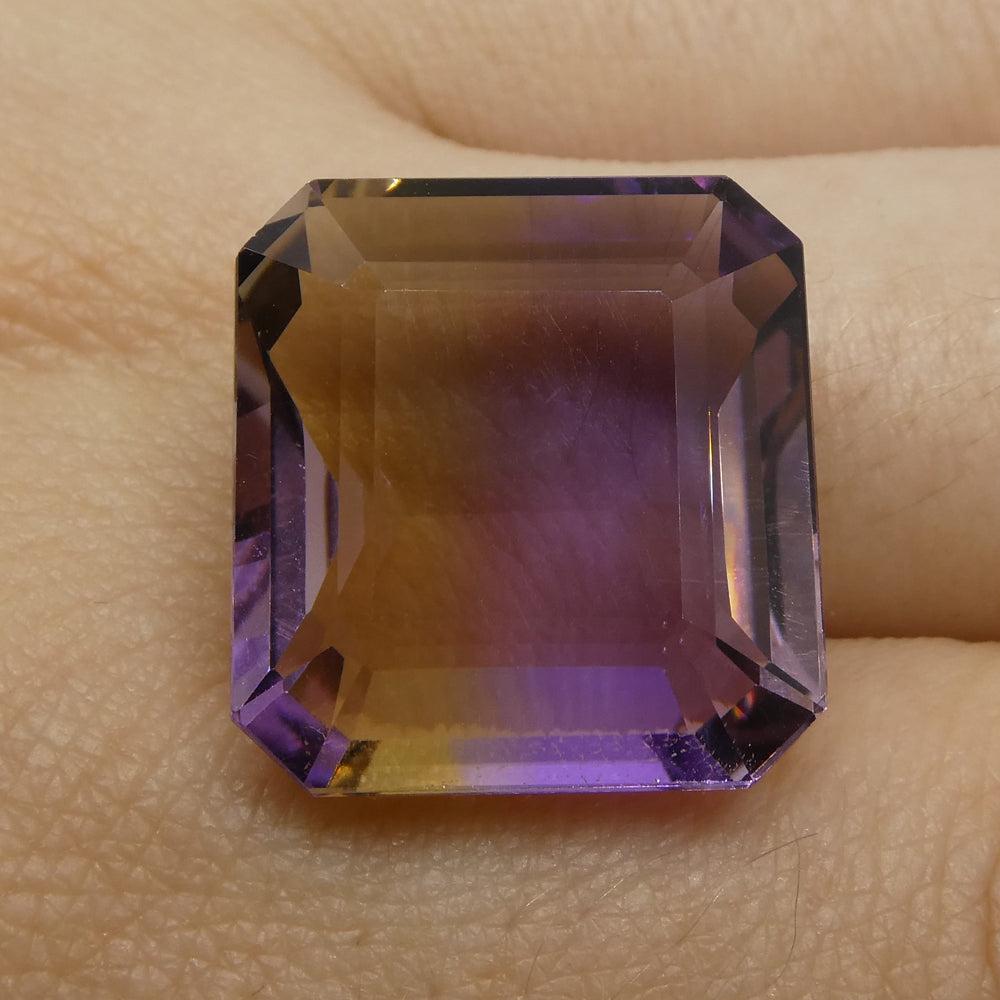 23.19 ct Square Ametrine - Skyjems Wholesale Gemstones