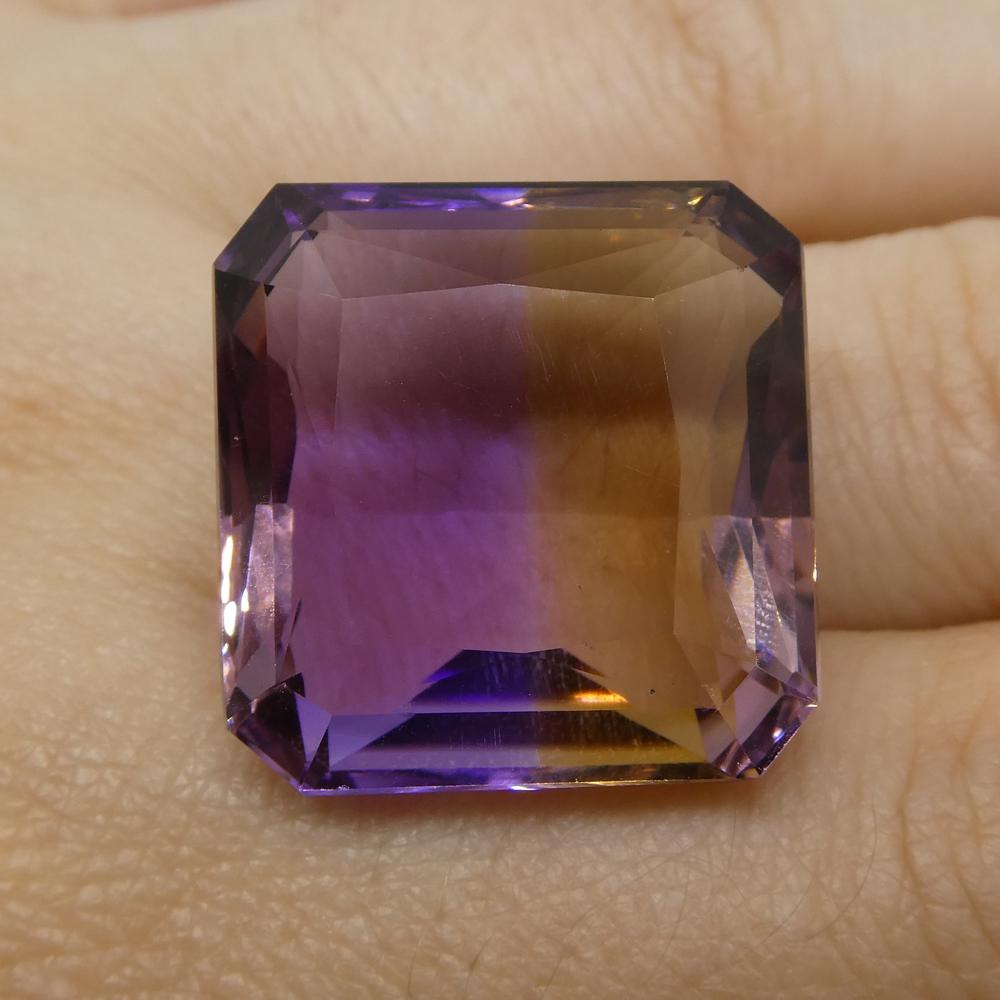 43.02 ct Square Ametrine - Skyjems Wholesale Gemstones