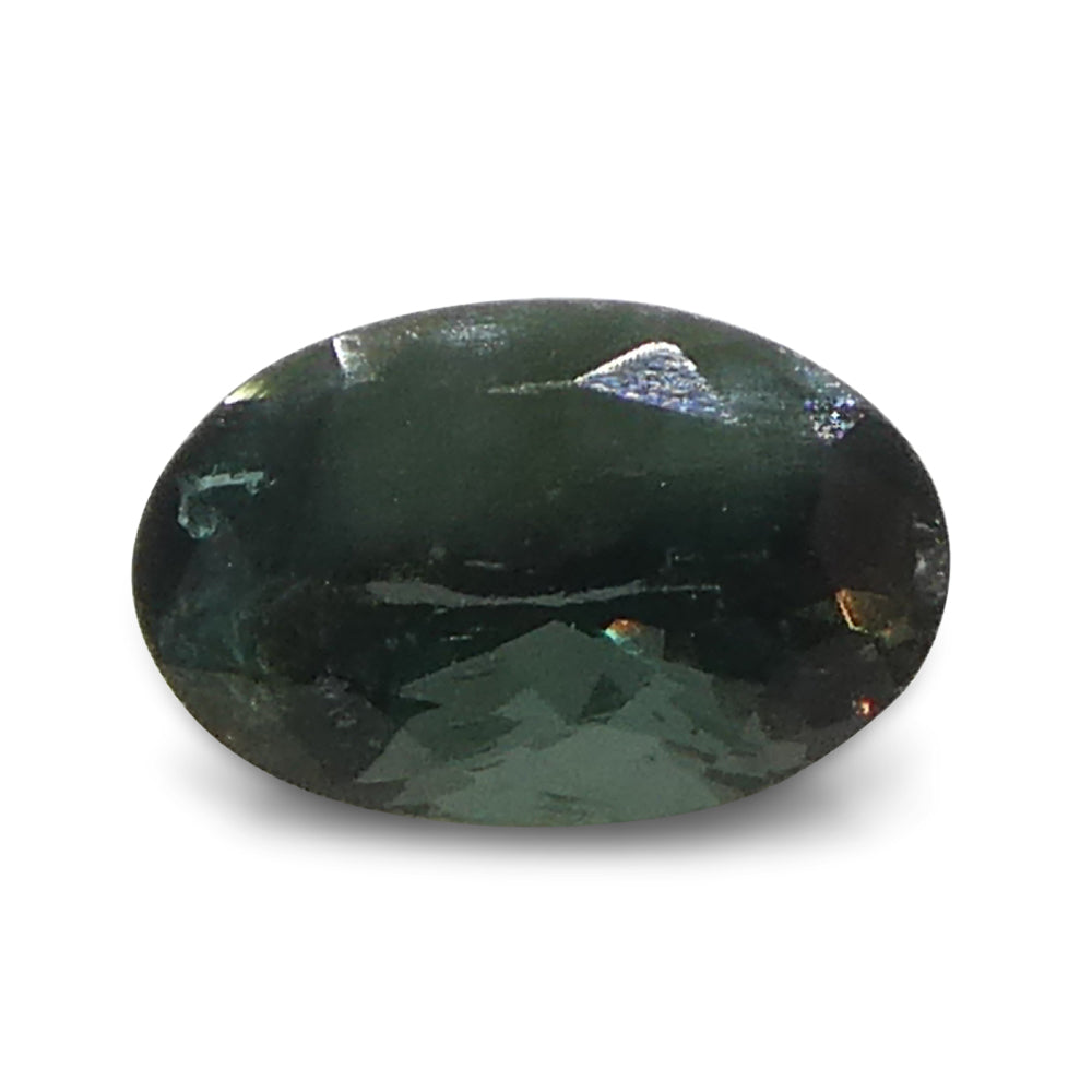 Alexandrite 0.68 cts 6.26 x 4.01 x 3.55 mm Oval Bluish Green changing to Pinkish Purple  $1360