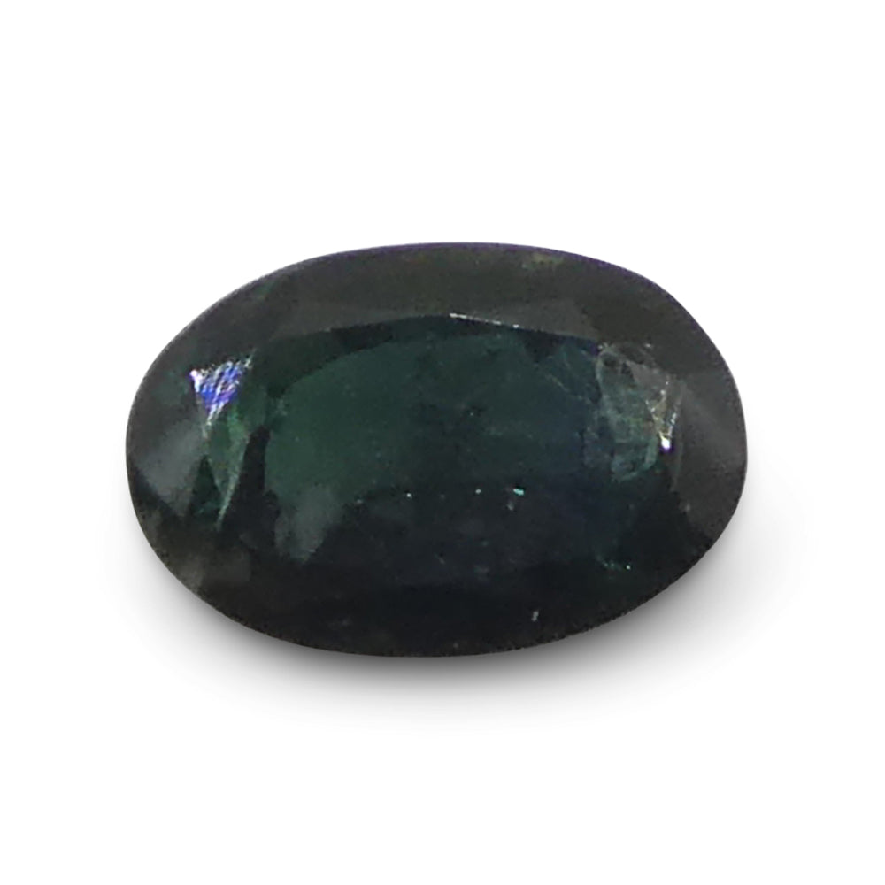 0.49ct Oval Bluish Green to Pinkish Purple Alexandrite from India - Skyjems Wholesale Gemstones