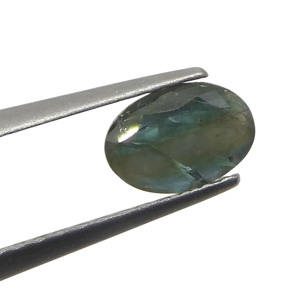 0.5ct Oval Bluish Green to Pinkish Purple Alexandrite from India - Skyjems Wholesale Gemstones