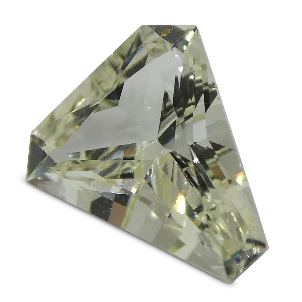 0.73ct Yellow Sapphire Cut Corner Trillion - Skyjems Wholesale Gemstones