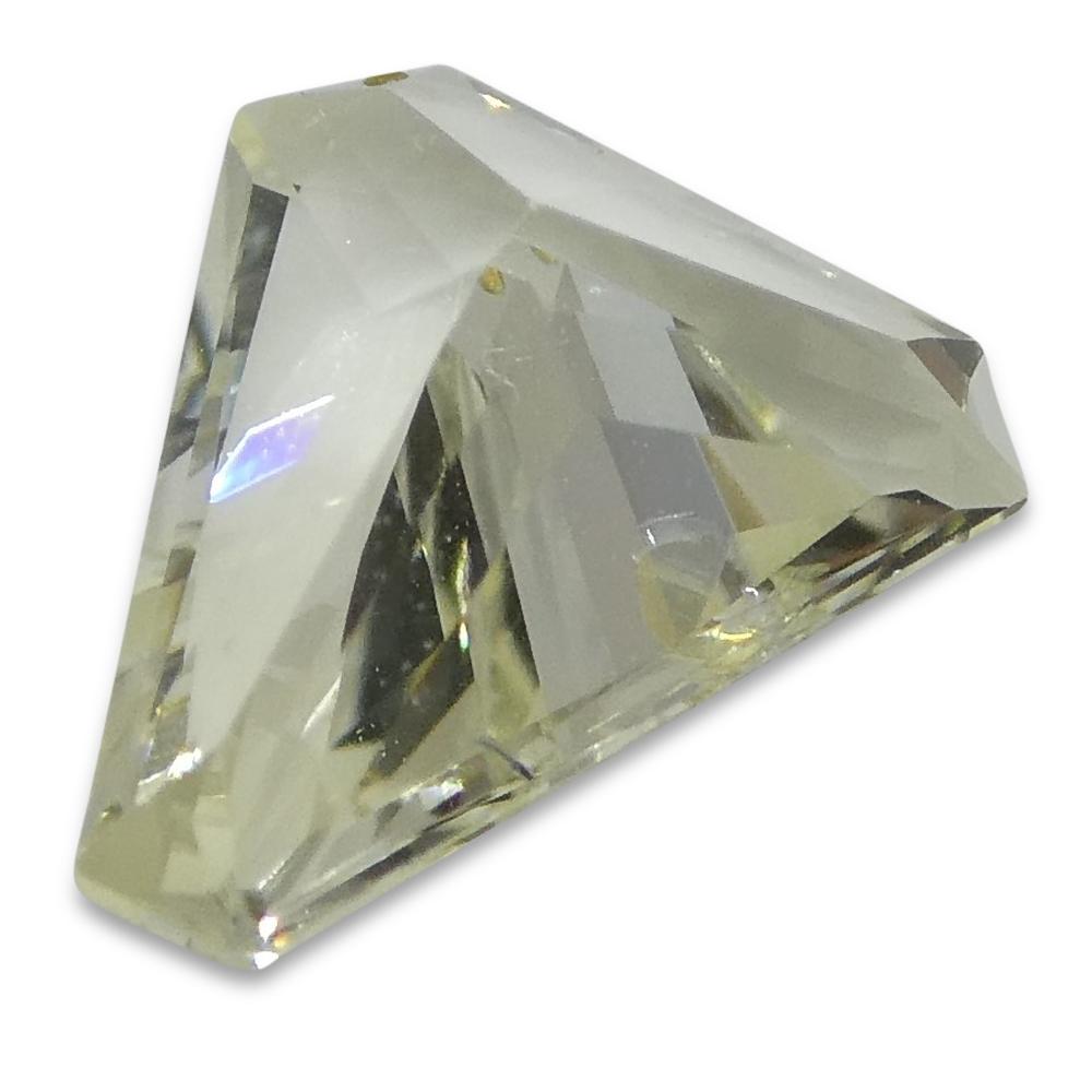 0.73ct Yellow Sapphire Cut Corner Trillion - Skyjems Wholesale Gemstones