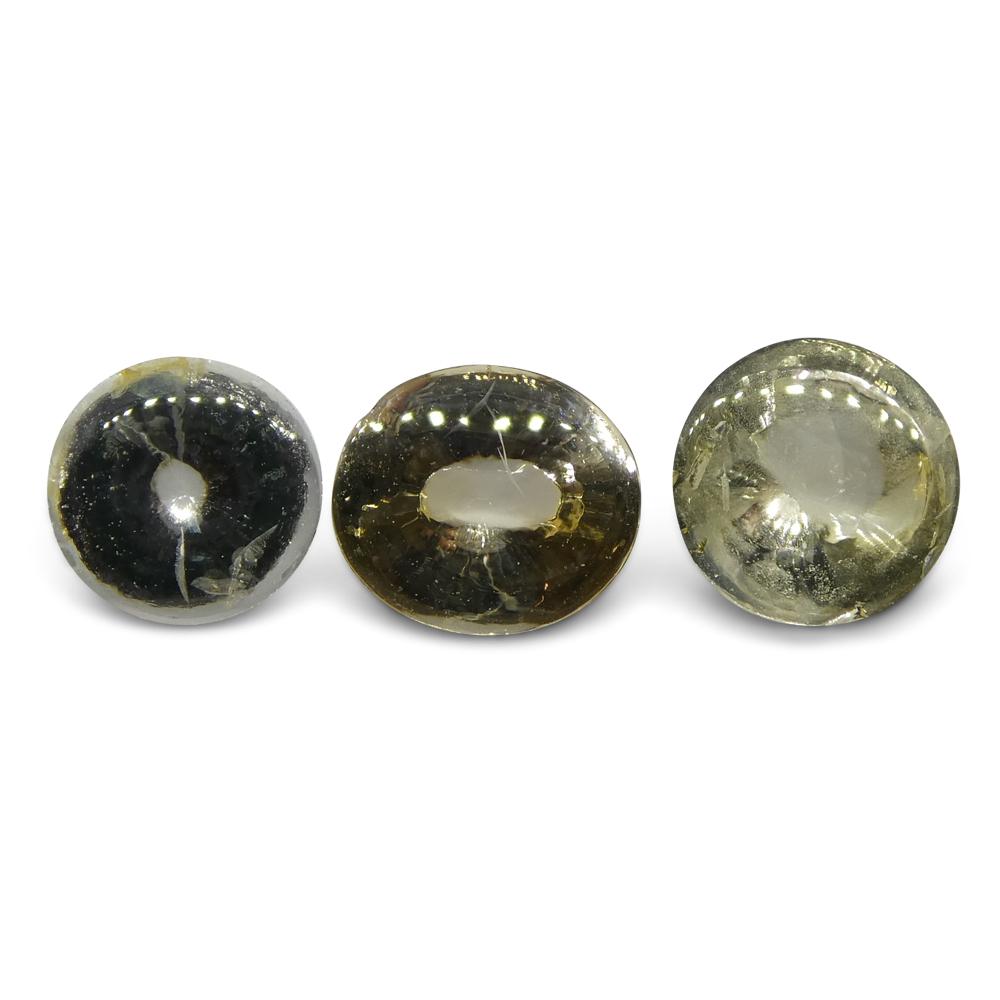 1.74ct Round Bullet Yellow Sapphire from Sri Lanka, unheated transparent gem, premium SkyJems collection
