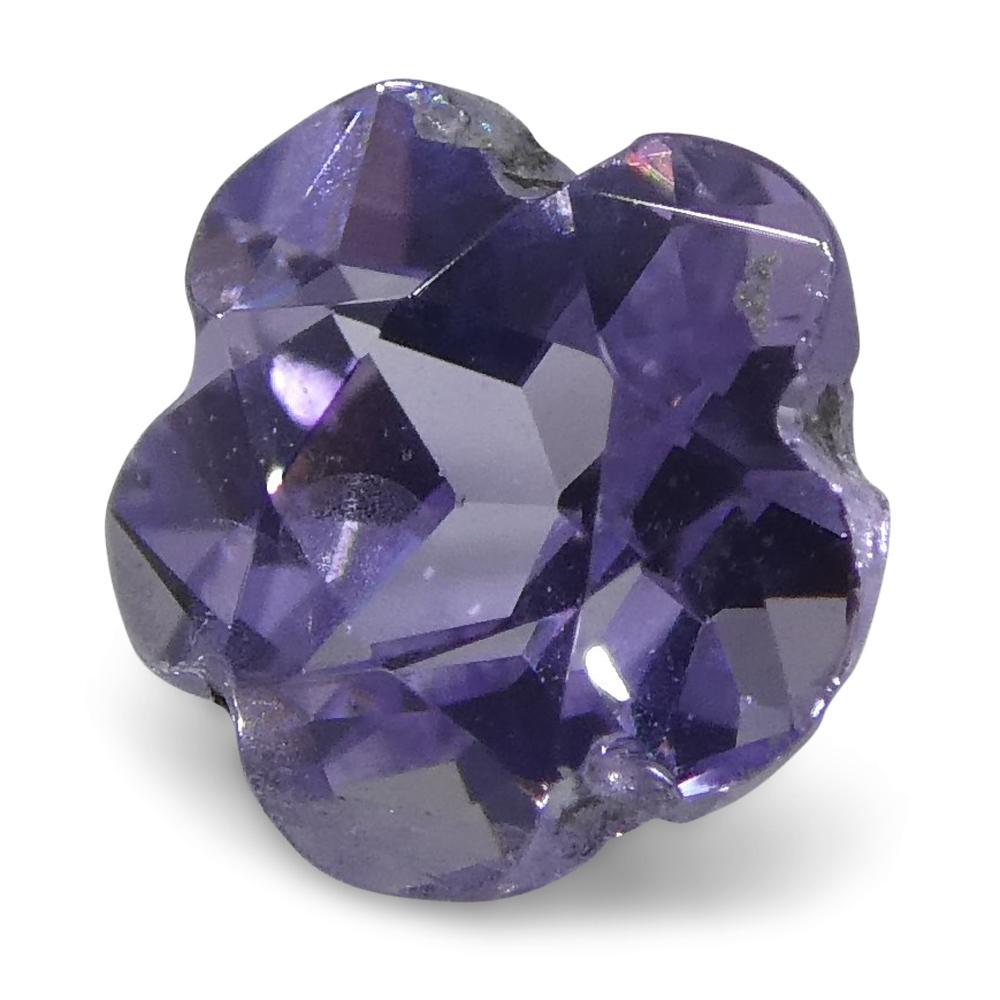 0.65ct Violet Sapphire Flower - Skyjems Wholesale Gemstones