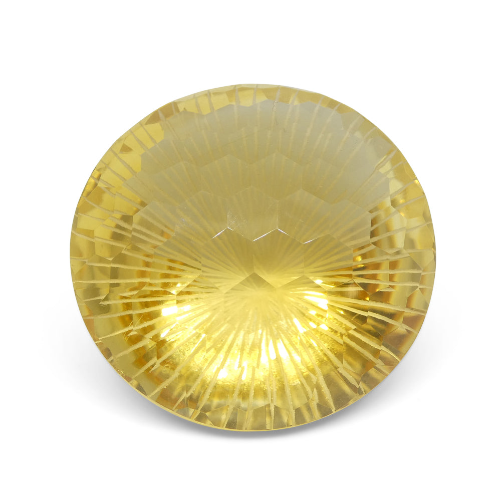 Citrine 101.17 cts 32.55 x 32.20 x 19.80 Round Yellow  $1020