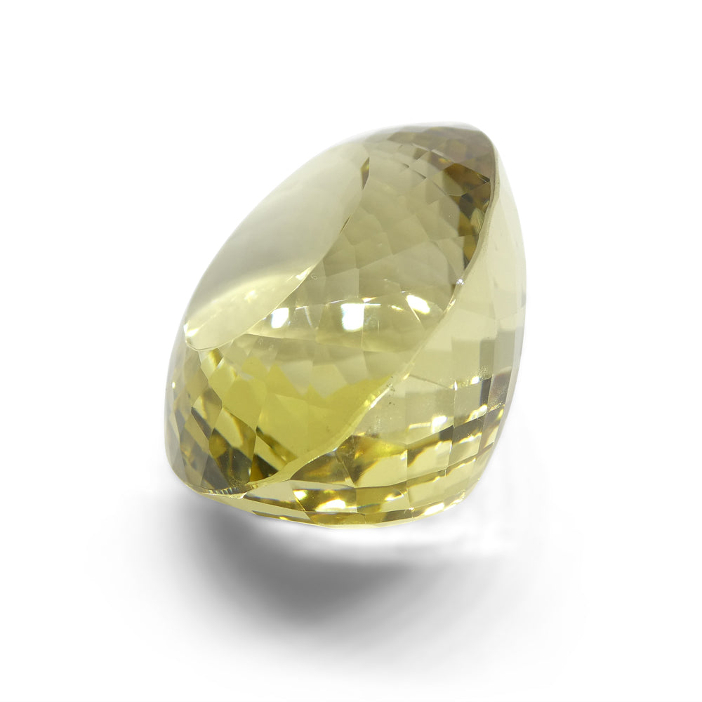 146.82ct Oval Lemon Yellow Citrine from Brazil - Skyjems Wholesale Gemstones