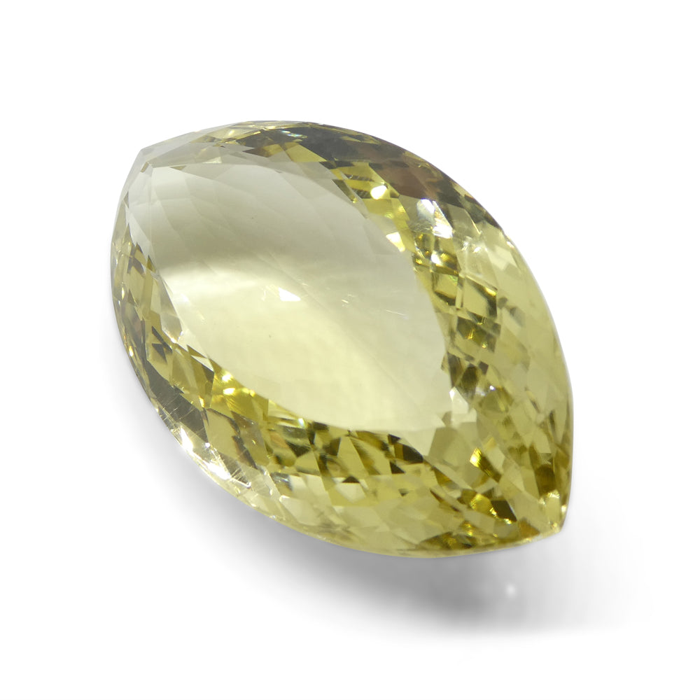 115.39ct Marquise Lemon Yellow Citrine from Brazil - Skyjems Wholesale Gemstones