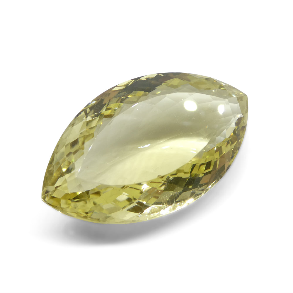 115.39ct Marquise Lemon Yellow Citrine from Brazil - Skyjems Wholesale Gemstones