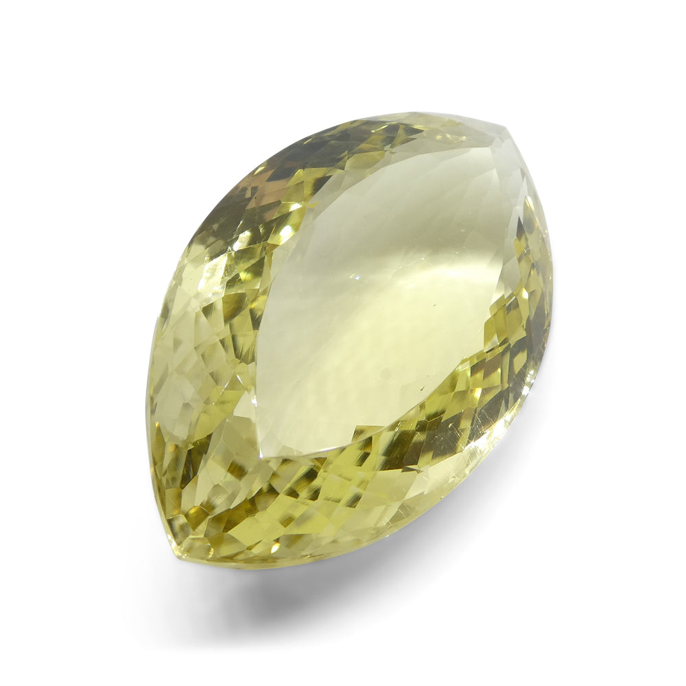 115.39ct Marquise Lemon Yellow Citrine from Brazil - Skyjems Wholesale Gemstones