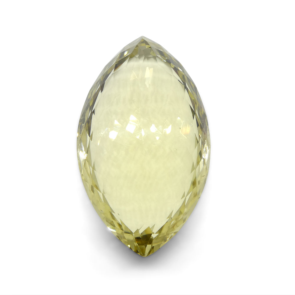 115.39ct Marquise Lemon Yellow Citrine from Brazil - Skyjems Wholesale Gemstones