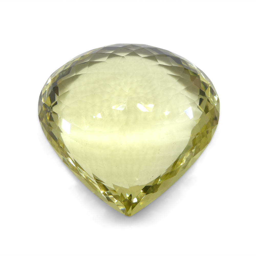 179.89ct Pear Lemon Yellow Citrine from Brazil - Skyjems Wholesale Gemstones