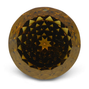 7.65ct Round Citrine Fantasy/Fancy Cut - Skyjems Wholesale Gemstones