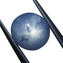 4.63 ct Unheated Blue Ceylon Star Sapphire - Skyjems Wholesale Gemstones