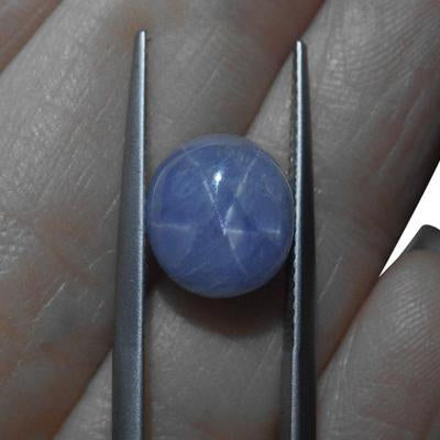 6.84 ct Unheated Blue Ceylon Star Sapphire - Skyjems Wholesale Gemstones