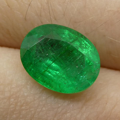 1.93 ct Oval Russian Emerald