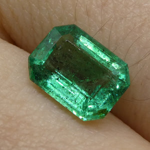 1.37ct Emerald Cut Emerald - Skyjems Wholesale Gemstones