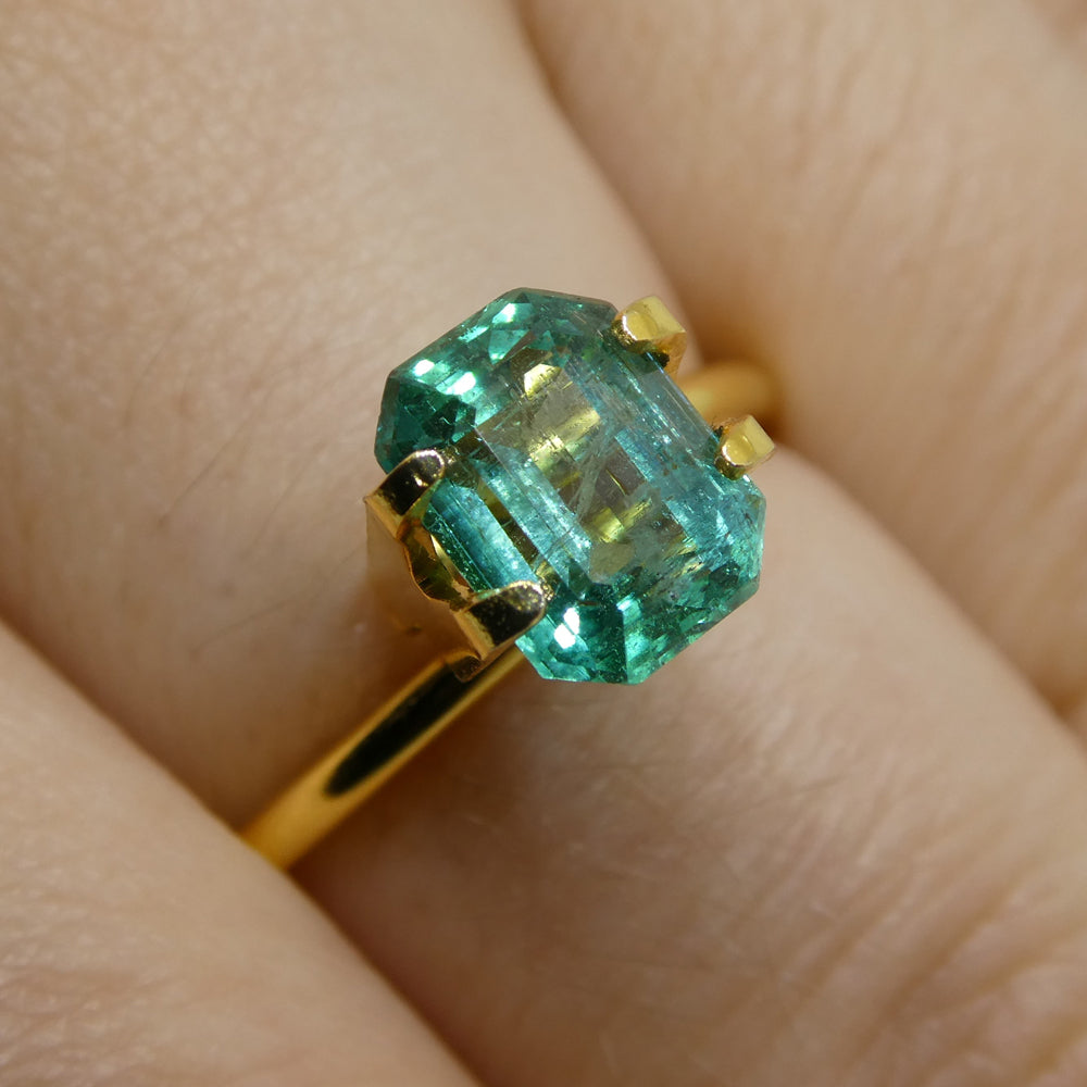 1.73ct Emerald Cut Emerald - Skyjems Wholesale Gemstones